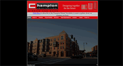 Desktop Screenshot of championwindows.com