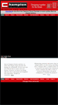 Mobile Screenshot of championwindows.com
