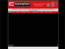 Tablet Screenshot of championwindows.com